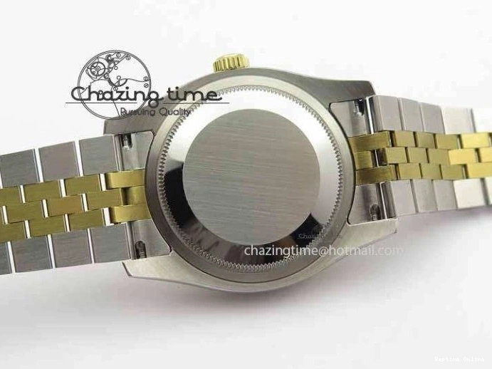 0410 DateJust 116234 SS YG BP Best Edition Gray Dial Diam Markers On SS YG Bracelet SA ZipUp 3745